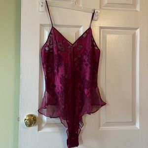 Victoria’s Secret medium lace up back bodysuit